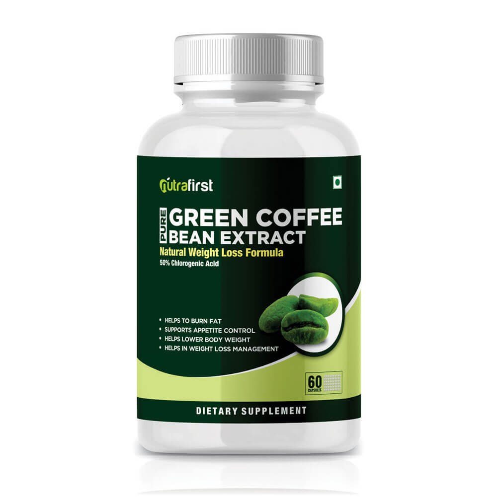 Nutrafirst Green Coffee Beans Capsules for Weight Loss – 60 Capsules