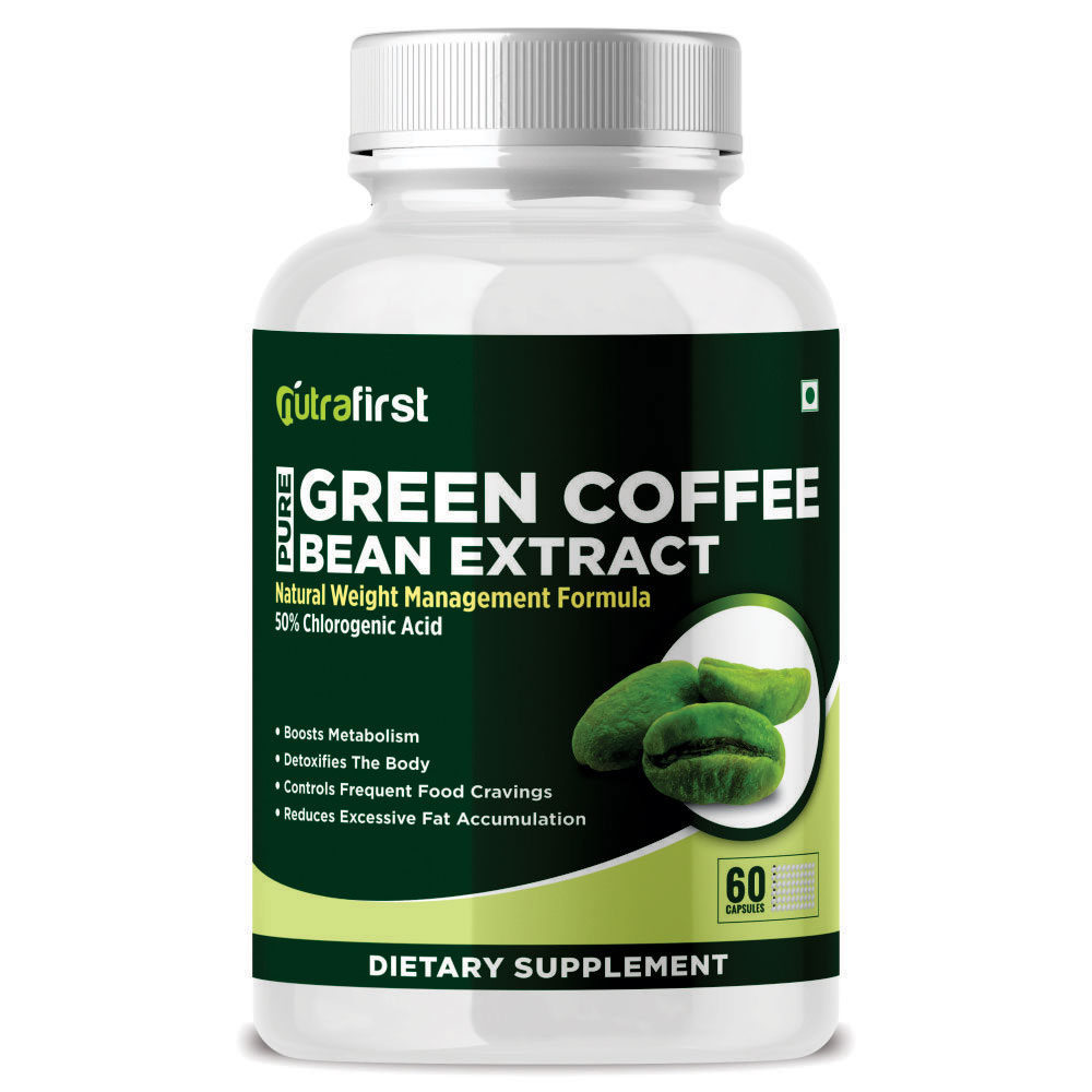 Nutrafirst Green Coffee Beans Capsules for Weight Loss – 60 Capsules