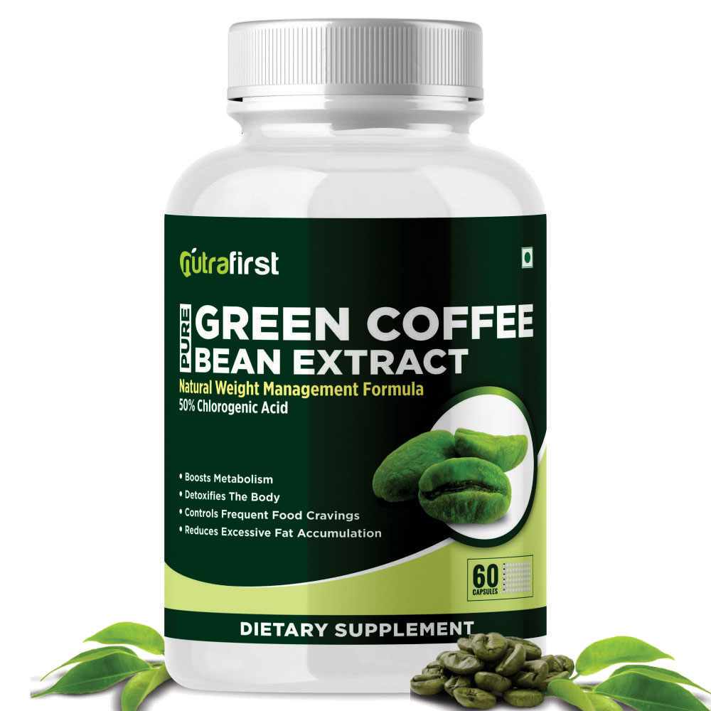 Nutrafirst Green Coffee Beans Capsules for Weight Loss – 60 Capsules