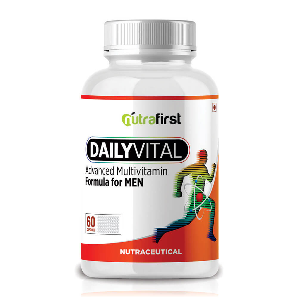 Nutrafirst Daily Vital Multivitamins for Men – 60 Capsules