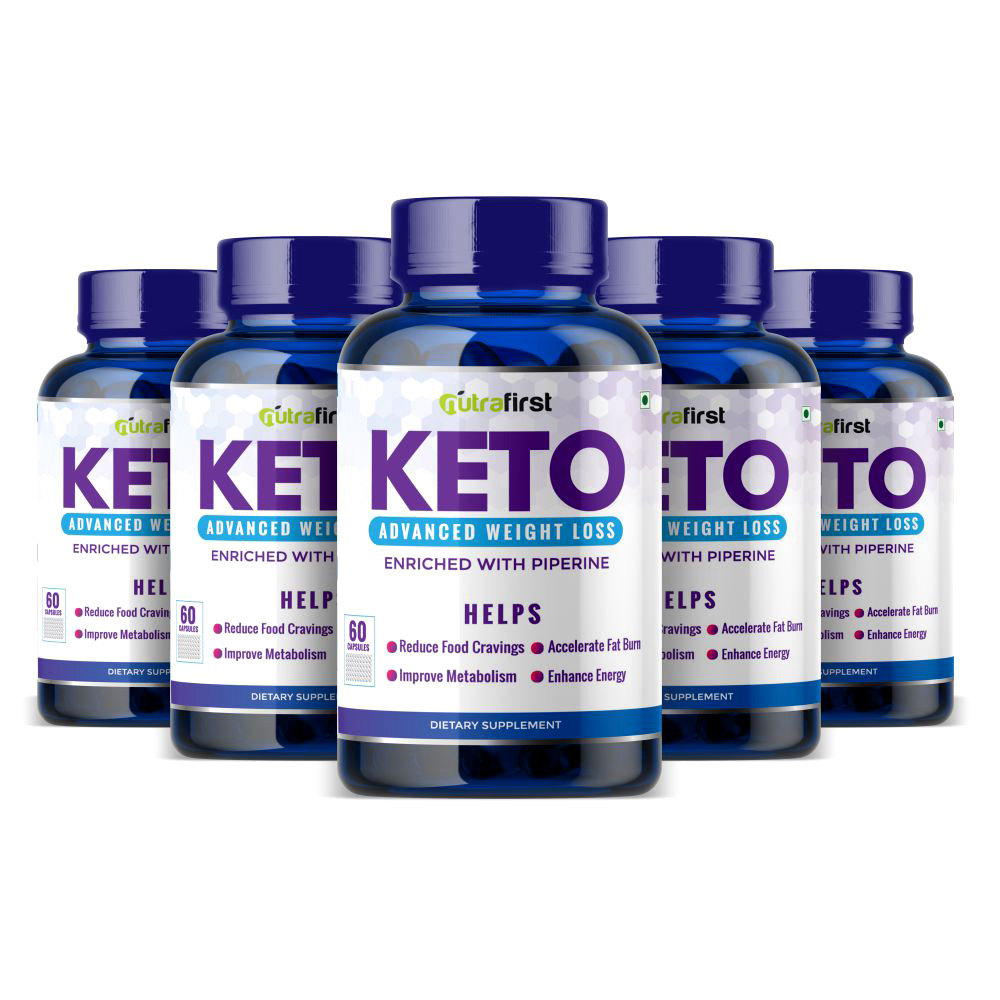 Keto Pills Supplements 5 Bottles Pack