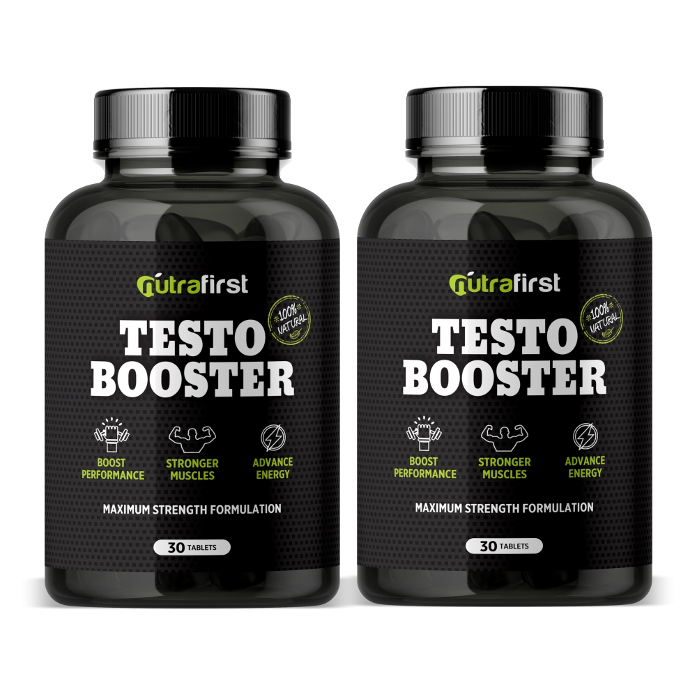 Nutrafirst Natural Testo Booster (Ultra Josh) Tablets for Men – 60 Tablets (2 Bottles Pack)