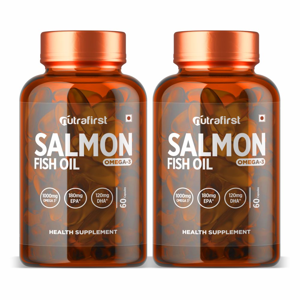 Salmon Fish Oil (Omega 3) Capsules (Pack 3)