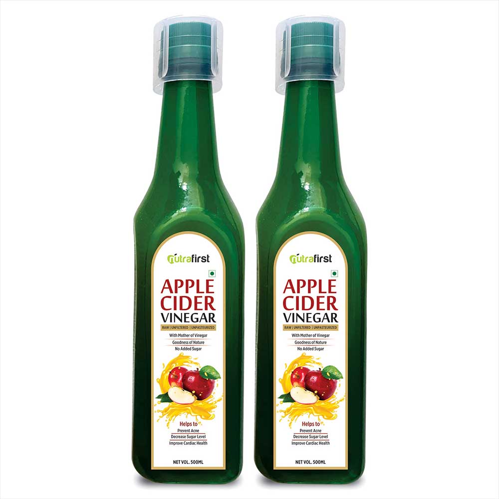 Organic Apple Cider Vinegar 500ml (2 Bottles Pack)