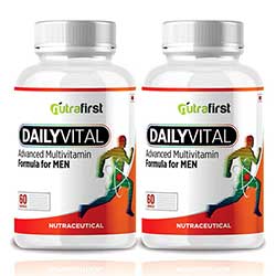 Nutrafirst Daily Vital Multivitamins for Men – 60 Capsules