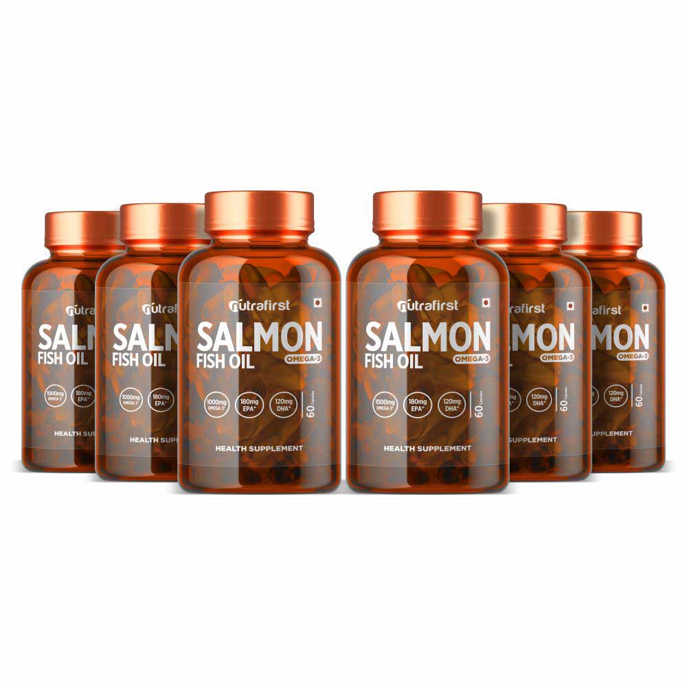 Salmon Fish Oil | Fish Oil Capsules Benefits | Fish Oil (Pack 5)