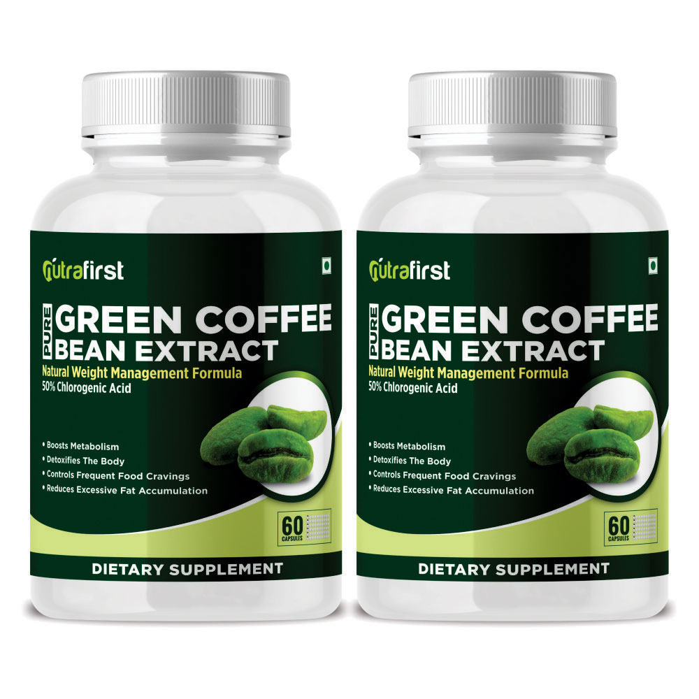 Green Coffee Beans For Weight Loss (2 Bottles Pack)