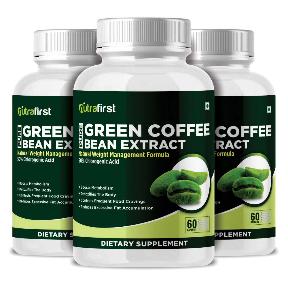 Green Coffee | Green Coffee Beans For Weight Loss (3 Bottles Pack)