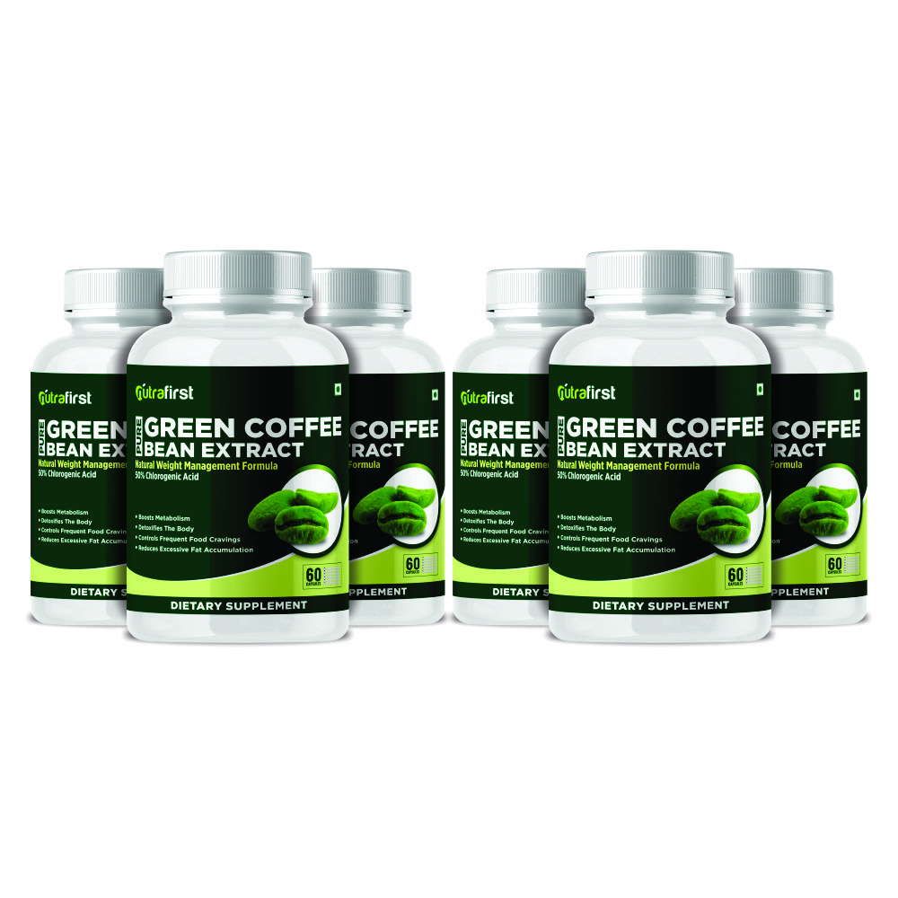 Green Coffee For Weight Loss (6 Bottles Pack)