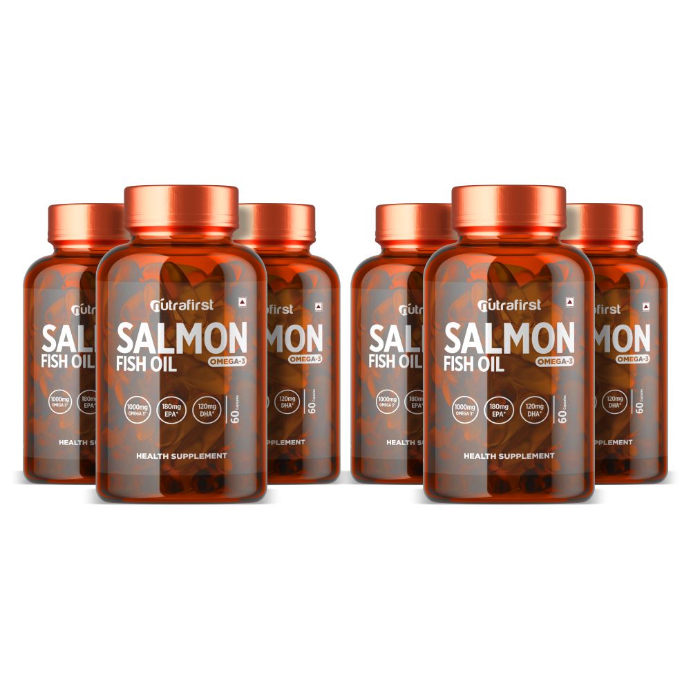 Salmon Fish Oil Capsules (Pack 6)