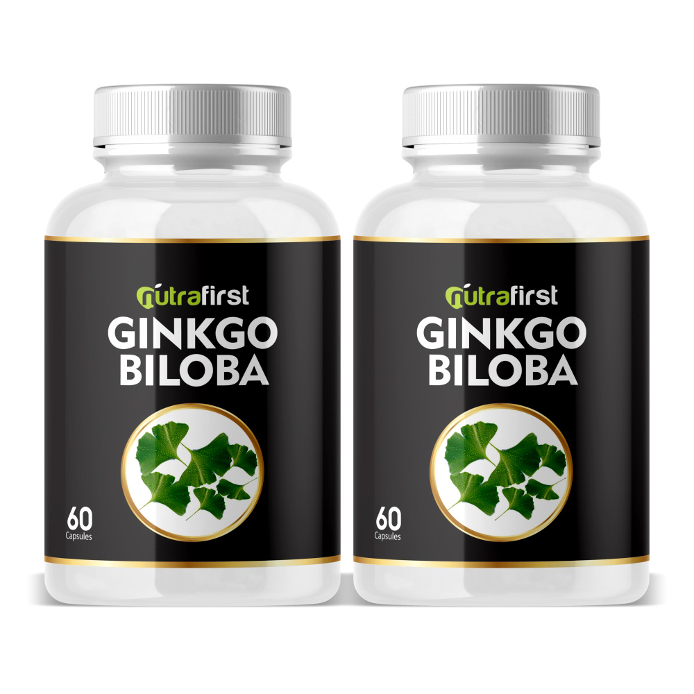 Ginkgo Biloba Capsules 500mg (60 Capsules) – 2 Bottles Pack