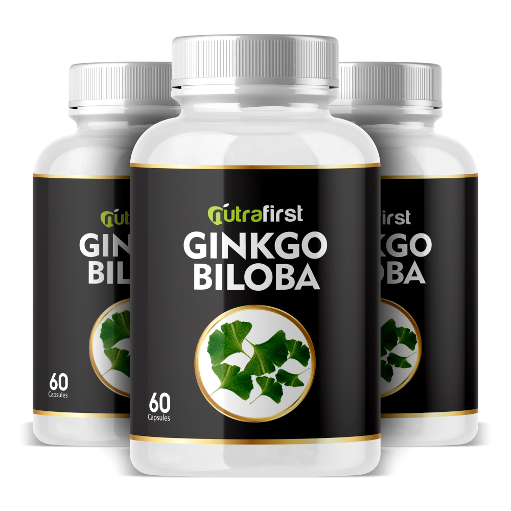 Ginkgo Biloba Capsules 500mg (60 Capsules) – 3 Bottles Pack