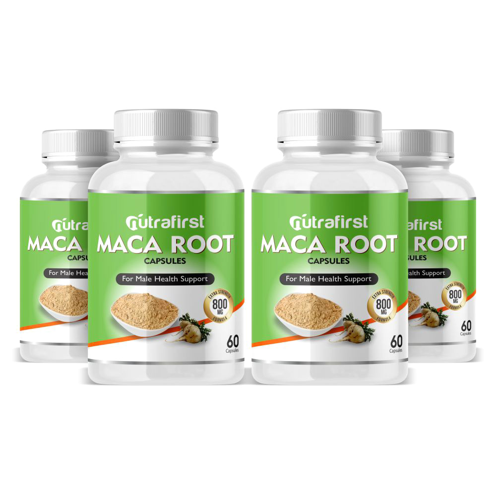 Maca Root (Maca) Capsules 500mg – (4 Bottles Pack)
