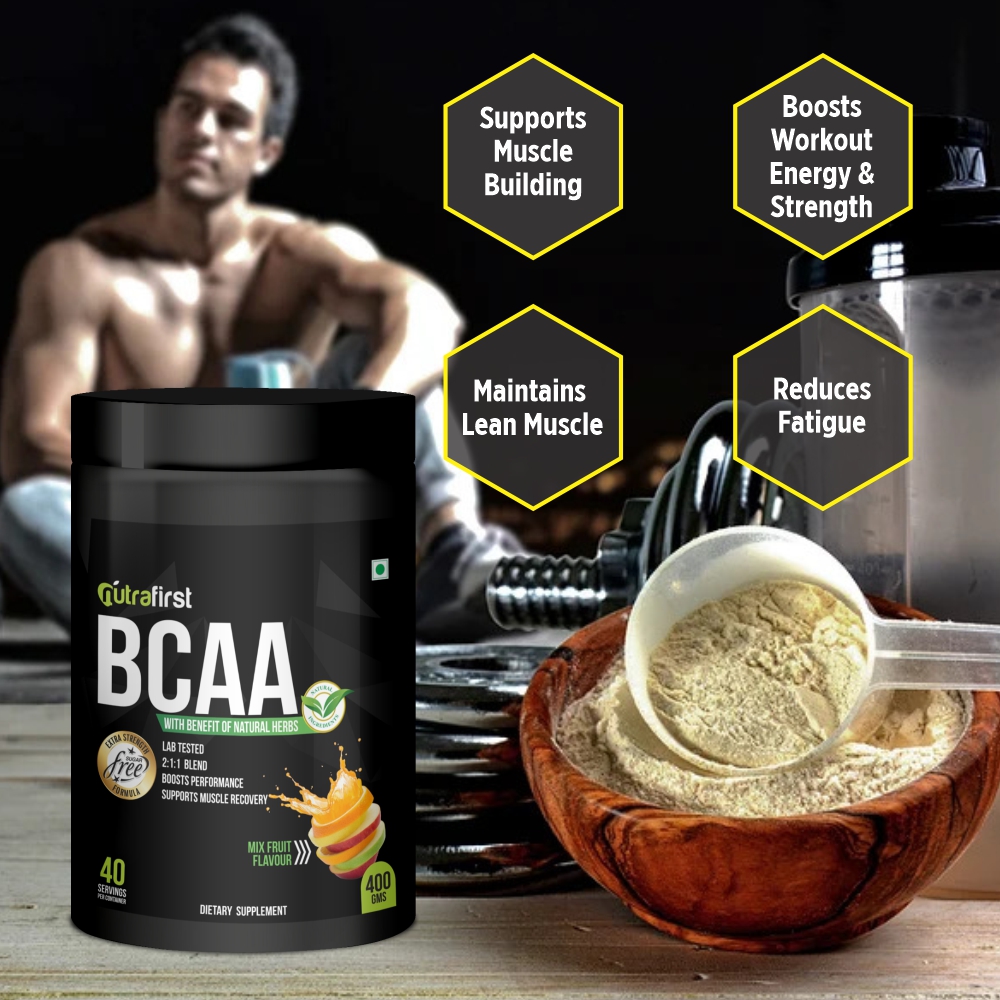 BCAA Protein Supplements | Best Protein Supplements- 400gm – 3 Bottles Pack
