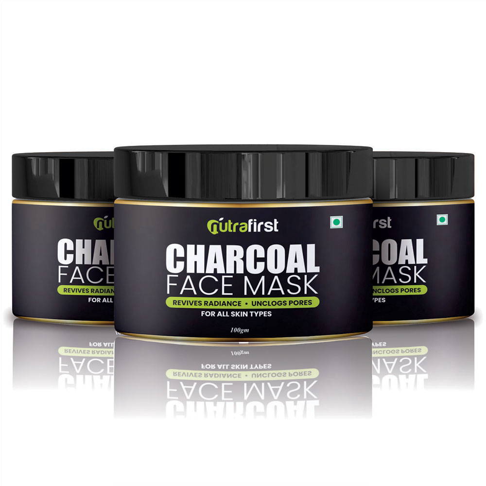 Face Mask | Charcoal Mask | Charcoal (Peel Off) Face Mask | Face Mask For Men & Women- 100gm – 3 pack