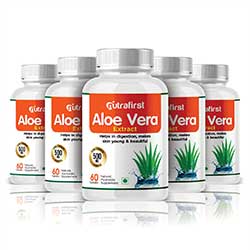 Aloe Vera (60 Capsules) – 4 Bottles Pack