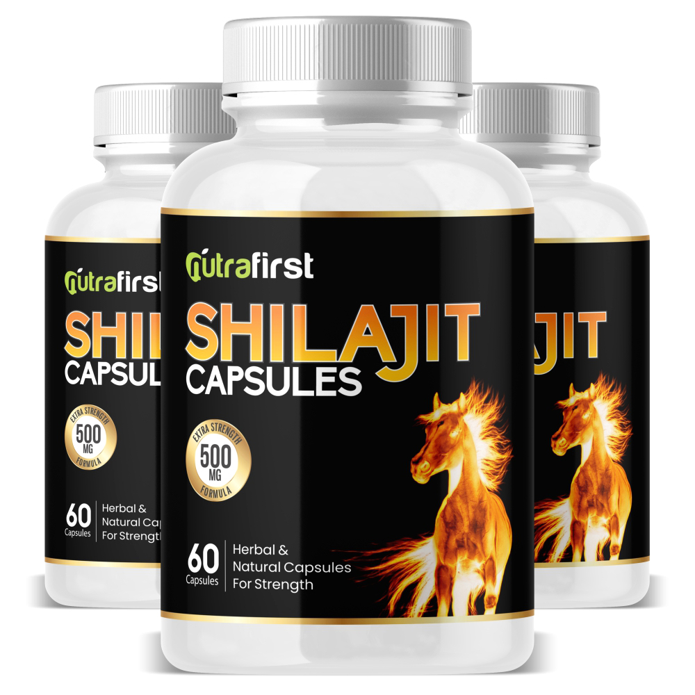 NutraFirst Shilajit Extract Capsules For Men And Women (3 Bottles Pack)