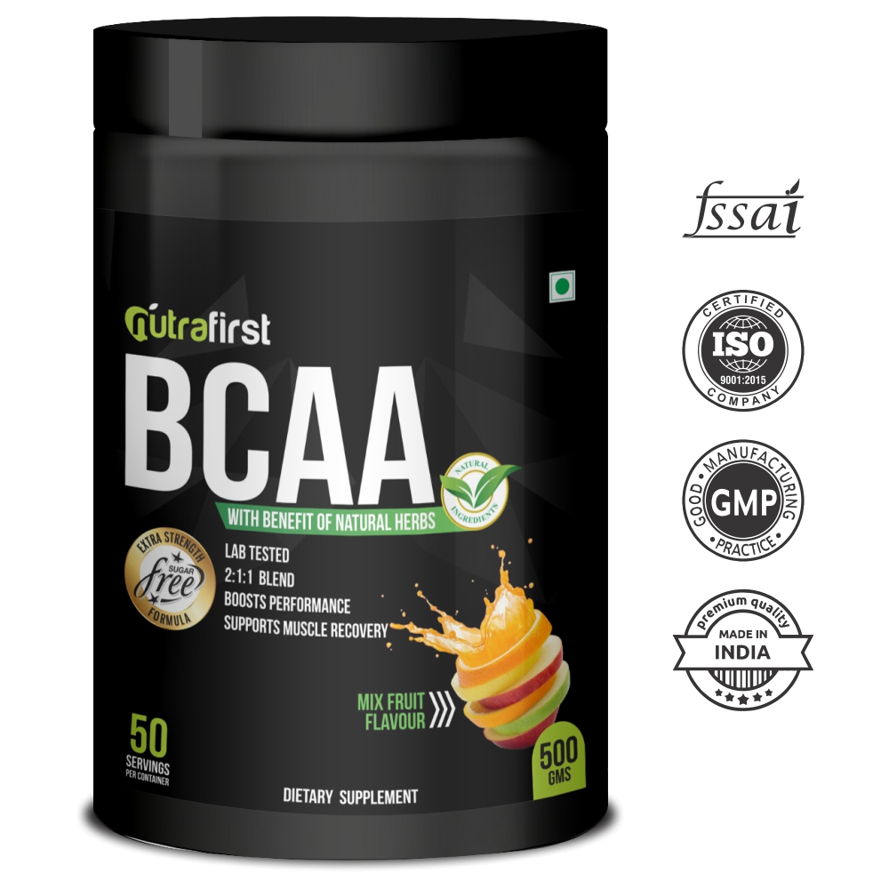 Nutrafirst BCAA Powder with Herbs – 500gm