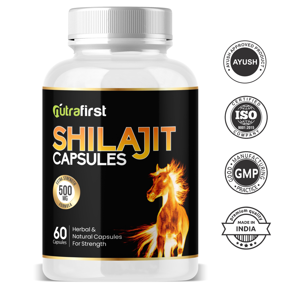 NutraFirst Shilajit Extract Capsules For Men And Women (3 Bottles Pack)