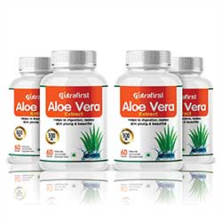 Aloe Vera (60 Capsules) – 5 Bottles Pack