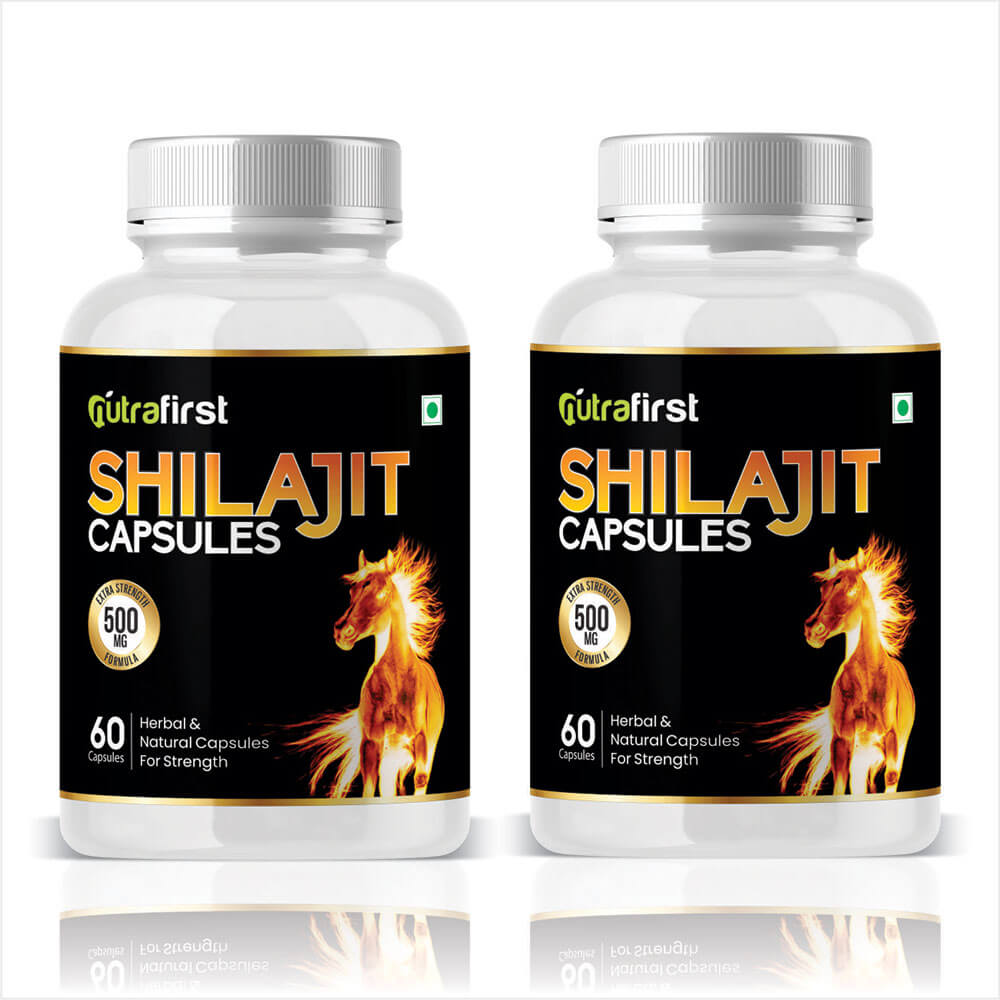 NutraFirst 100% Pure & Original Shilajit For Men And Women (2 Bottles Pack)