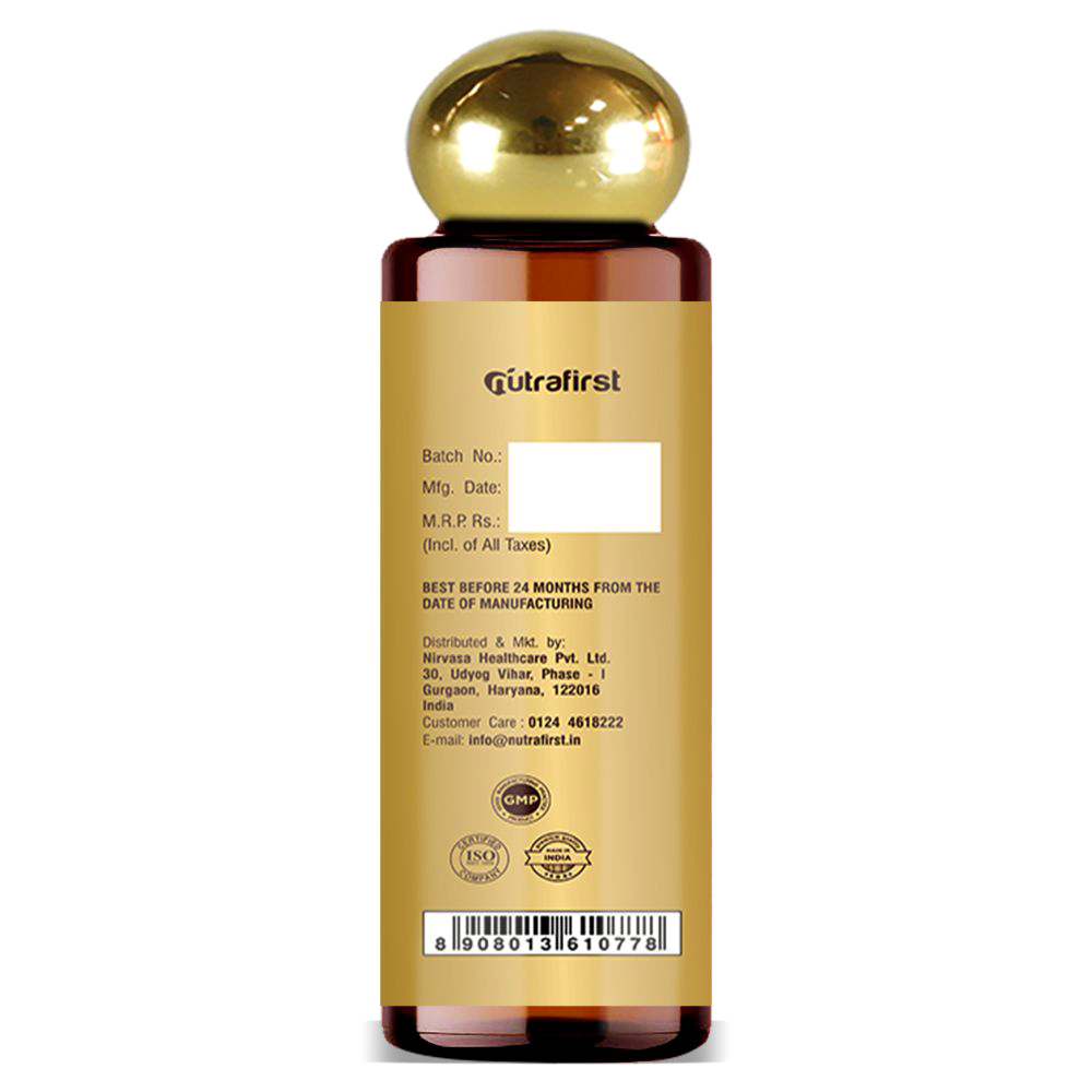 Nutrafirst Onion Hair Oil with Brahmi, Bhringraj, Amla – 100ml